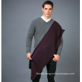 100% Men′s Wool Scarf in Solid Color Yarn Dye Wool Scarf